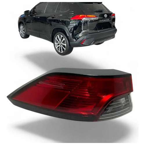 Lanterna Traseira Esquerda Corolla Cross 2022 A 2026 Esquerdo/motorista Vermelho