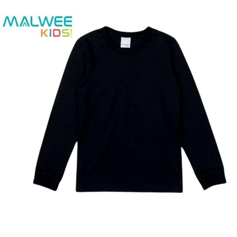 Camiseta de Algodao Malwee manga longa escolar