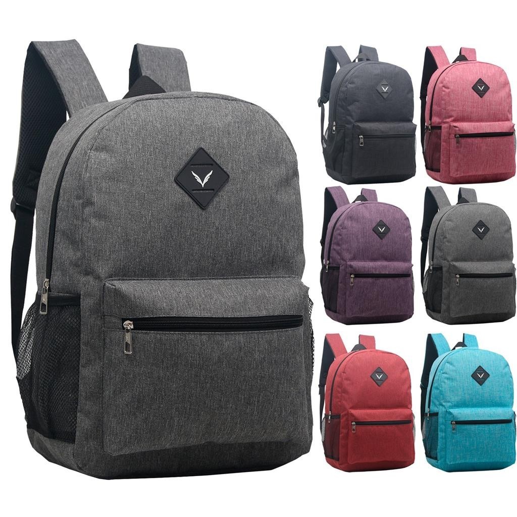 Mochila Escolar Unisex Reforacada Lisa De Costas Juvenil Basica Casual Impermeavel Em 6 Cores - Yepp