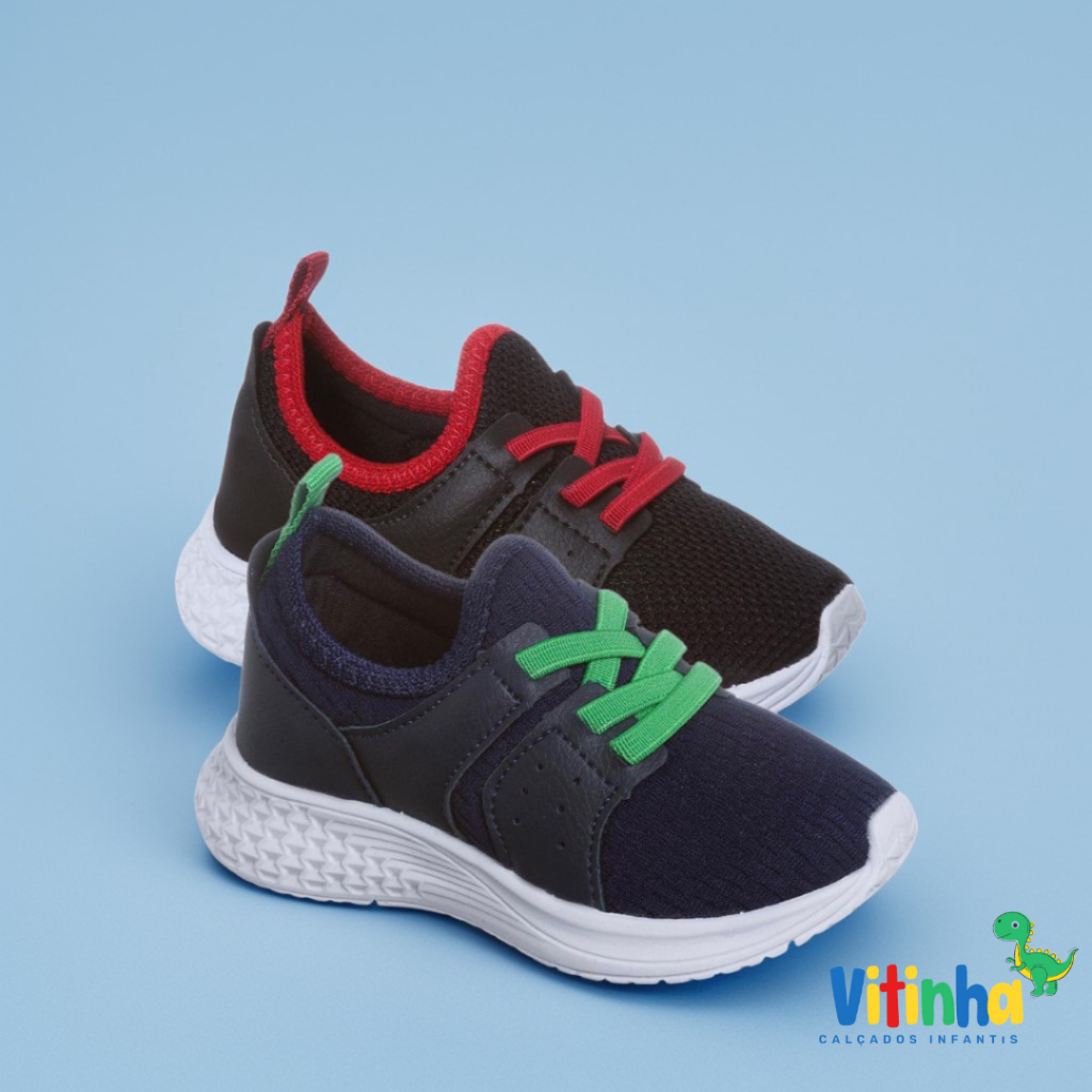 Tenis Infantil  Unisex, Menino Criança Juvenil Barato Escolar Leve