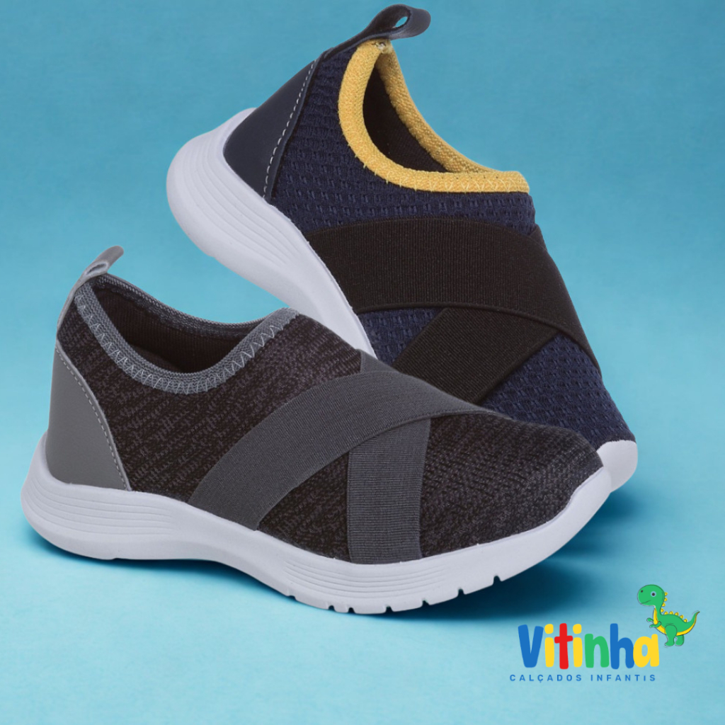 Tenis Infantil Diversas cores Unisex, Menino criança Juvenil Meia Barato Escolar Leve - Modelo CFX