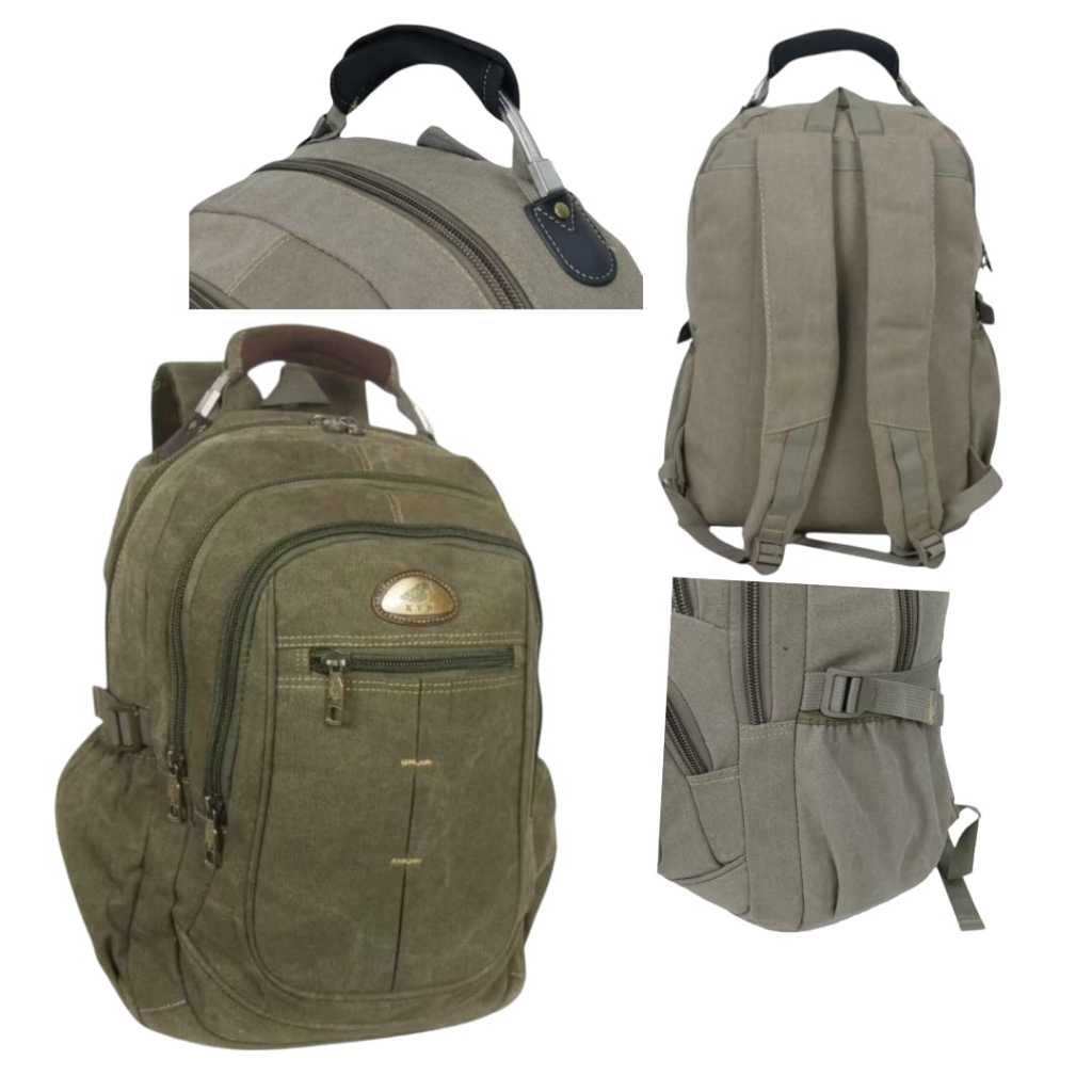 Mochila Reforçada Escolar ,Facultade Trabalho Unisex Lona Cabo  De Aço