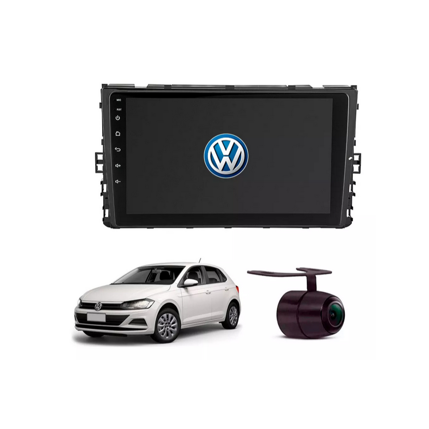 Central Multimidia Android Polo Track 2023 2024 Gps Wifi 9p