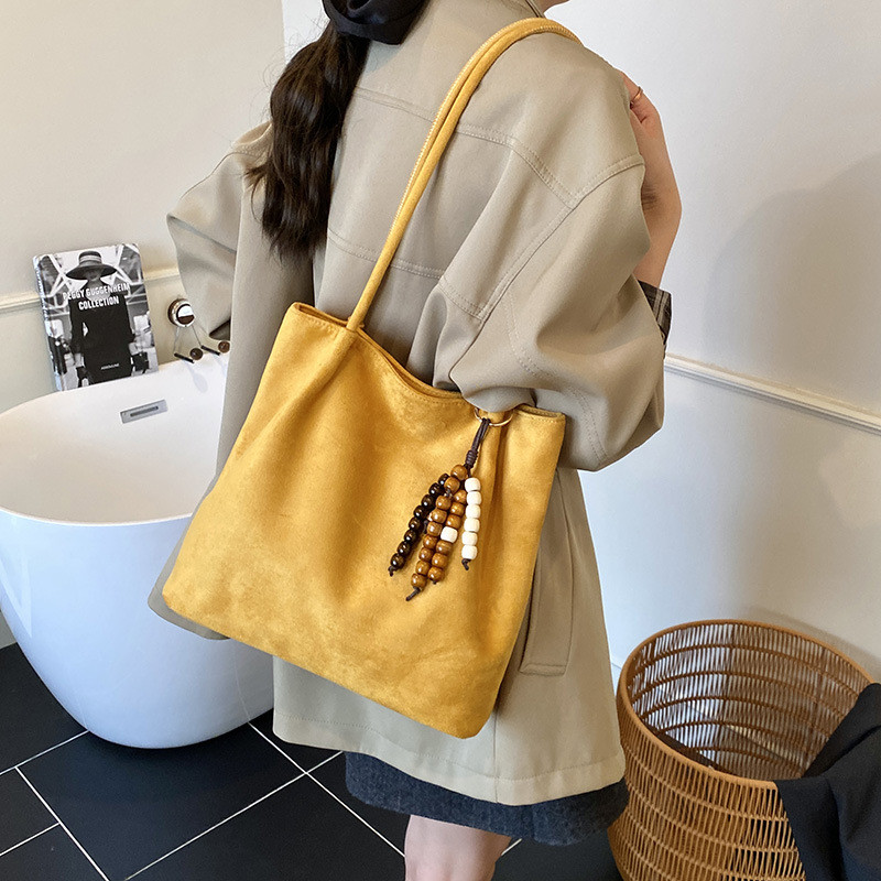 JH Pronto Estoque Bolsa de Ombro Feminina Novo Estilo Commuter Sacola Simples Moda Crossbody Bolsa All-Match Light Luxur