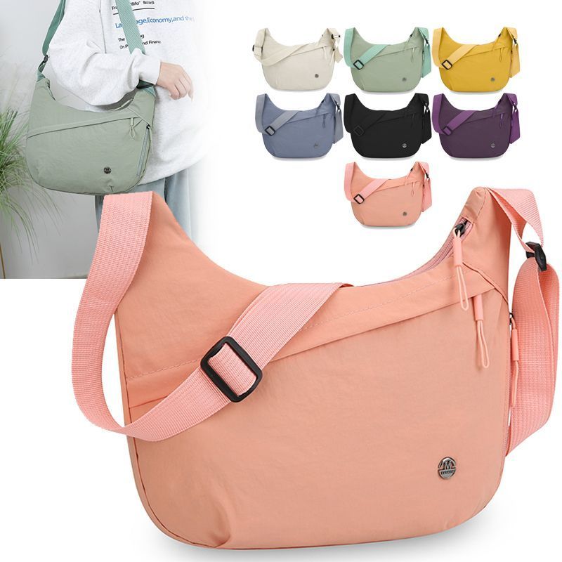 Saco de bolinho de grande capacidade Cross-Body pano de náilon leve de um ombro moda Commuter todos @