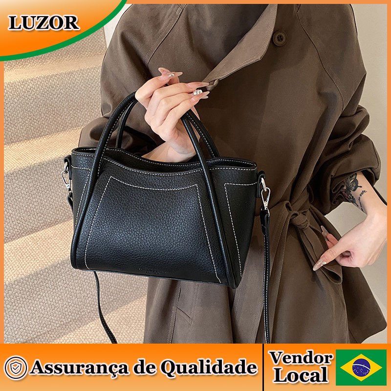 Grande capacidade High-End commuter PU bolsa de ombro nicho diário commuter couro macio asas saco feminino