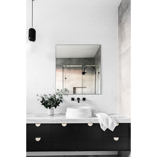 Espelho Decorativo Multiuso Quadrado Para Quarto Sala Banheiro 40x40 CM