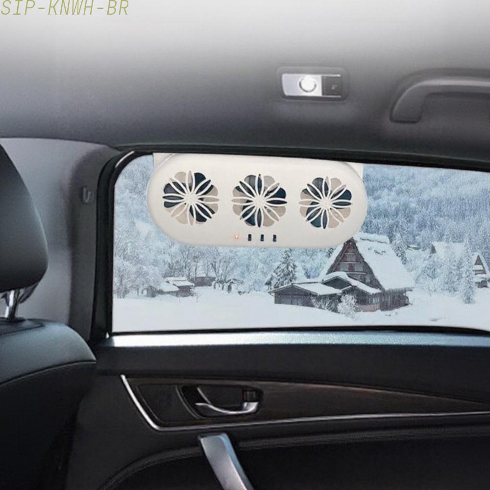 [SIP-KNWH-BR]USB Car Window For Exhaust Fan Compact Design with 3 Air Outlets for Ventilation-New In 11-