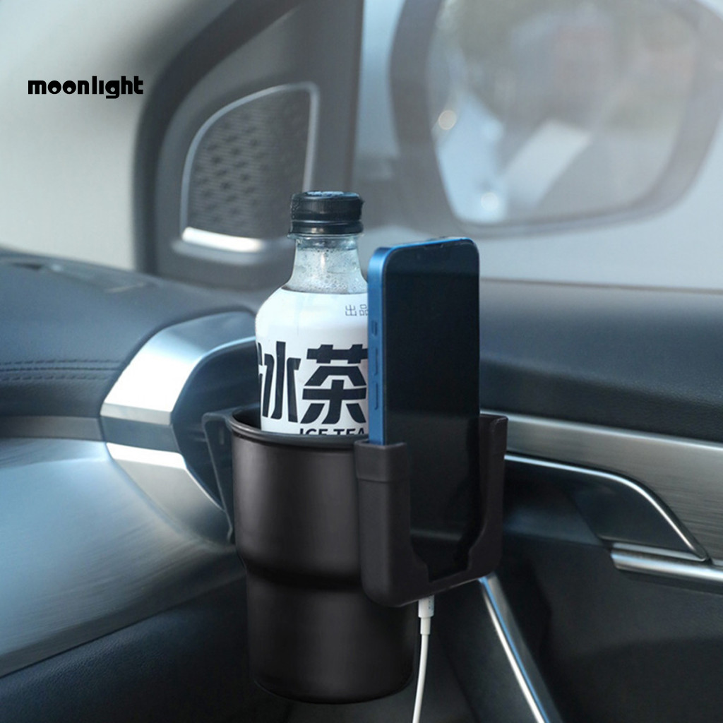 Car Outlet Cup Holder Easy Install Eco-friendly Pp Material Convenient Safe Access for Tea Water Bottles Perfect for Dri