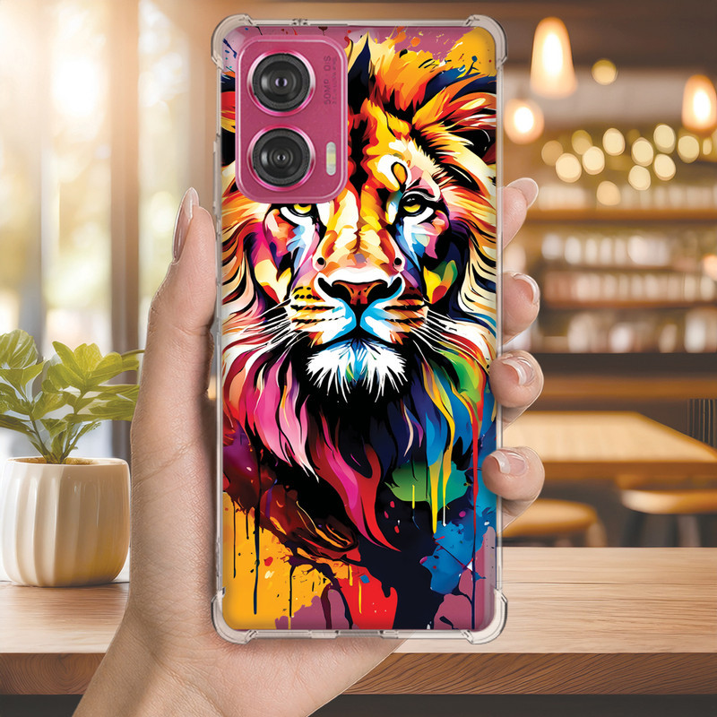Capinha Capa (3408) LEAO JUDAH JESUS para MOTO EDGE,50,ULTRA,PRO,FUSION,NEO,40,30,LITE,20,PLUS,G5S,G04,G,POWER,PLAY