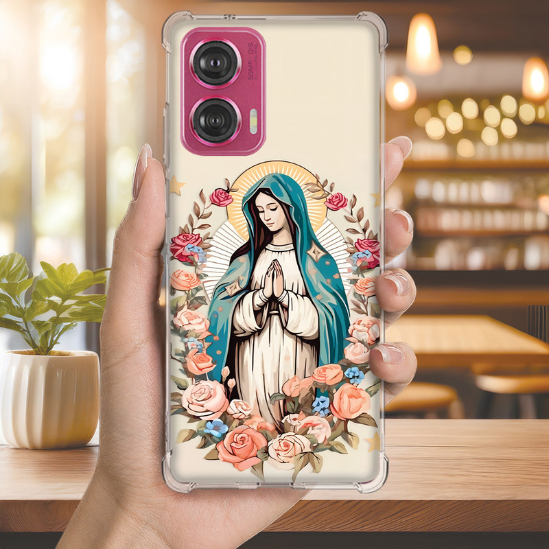 Capinha Capa (3414) NOSSA SENHORA FE para MOTO EDGE,50,ULTRA,PRO,FUSION,NEO,40,30,LITE,20,PLUS,G5S,G04,G,POWER,PLAY