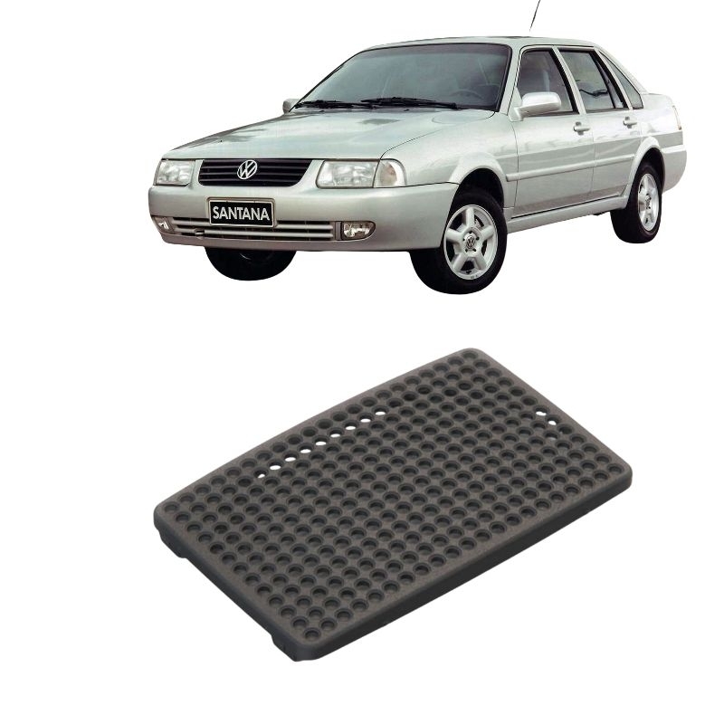 Par Tela Alto Falante Preto Santana Quantum 94/99 Original Vw