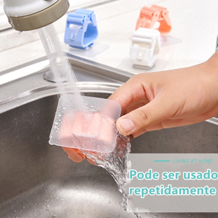 Suporte De Vassoura E Rodo Adesivo Para Organização Da  De Vassoura Auto Adesivo Kit 5