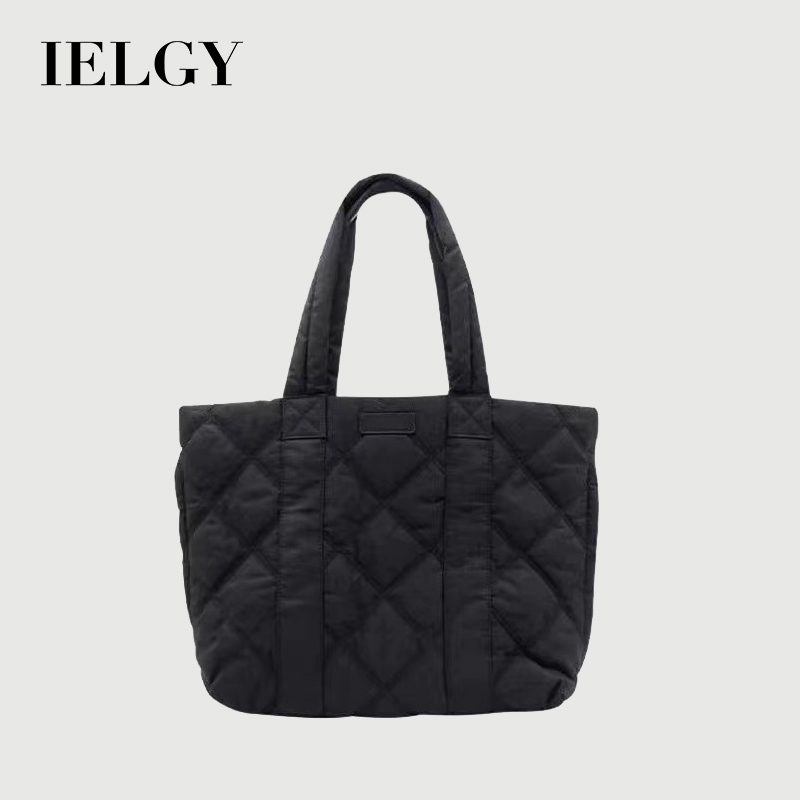IELGY Fashion Trend Down Bolsa De Compras De Grande Capacidade