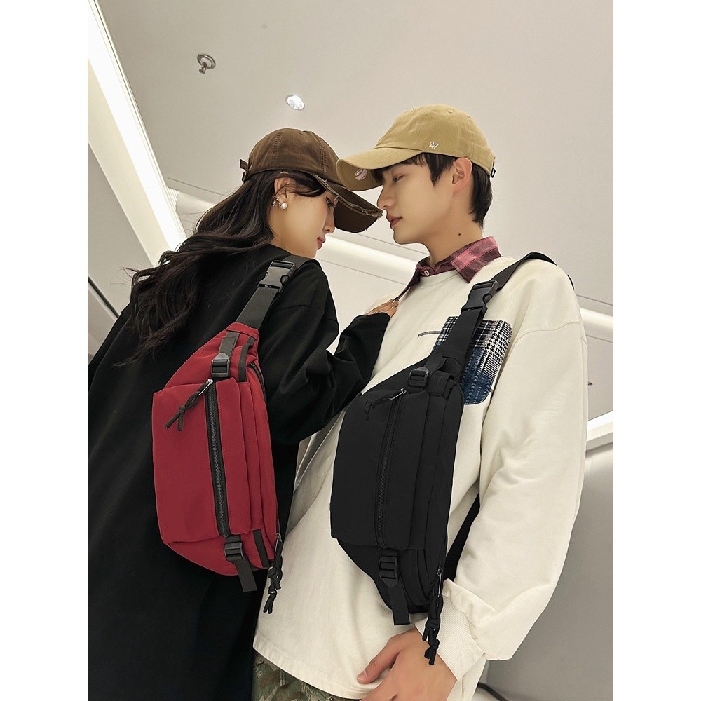 Bolsa casual de ombro estilo trend unissex bolsa cruzada bolsa de peito