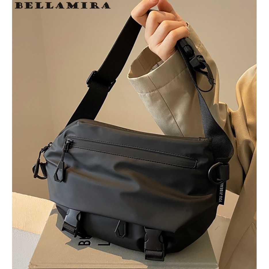 Trend Unissex Repelente De Água Crossbody Bolsa De Ombro De Nylon De Grande Capacidade Para Viagem De Negócios Escolar