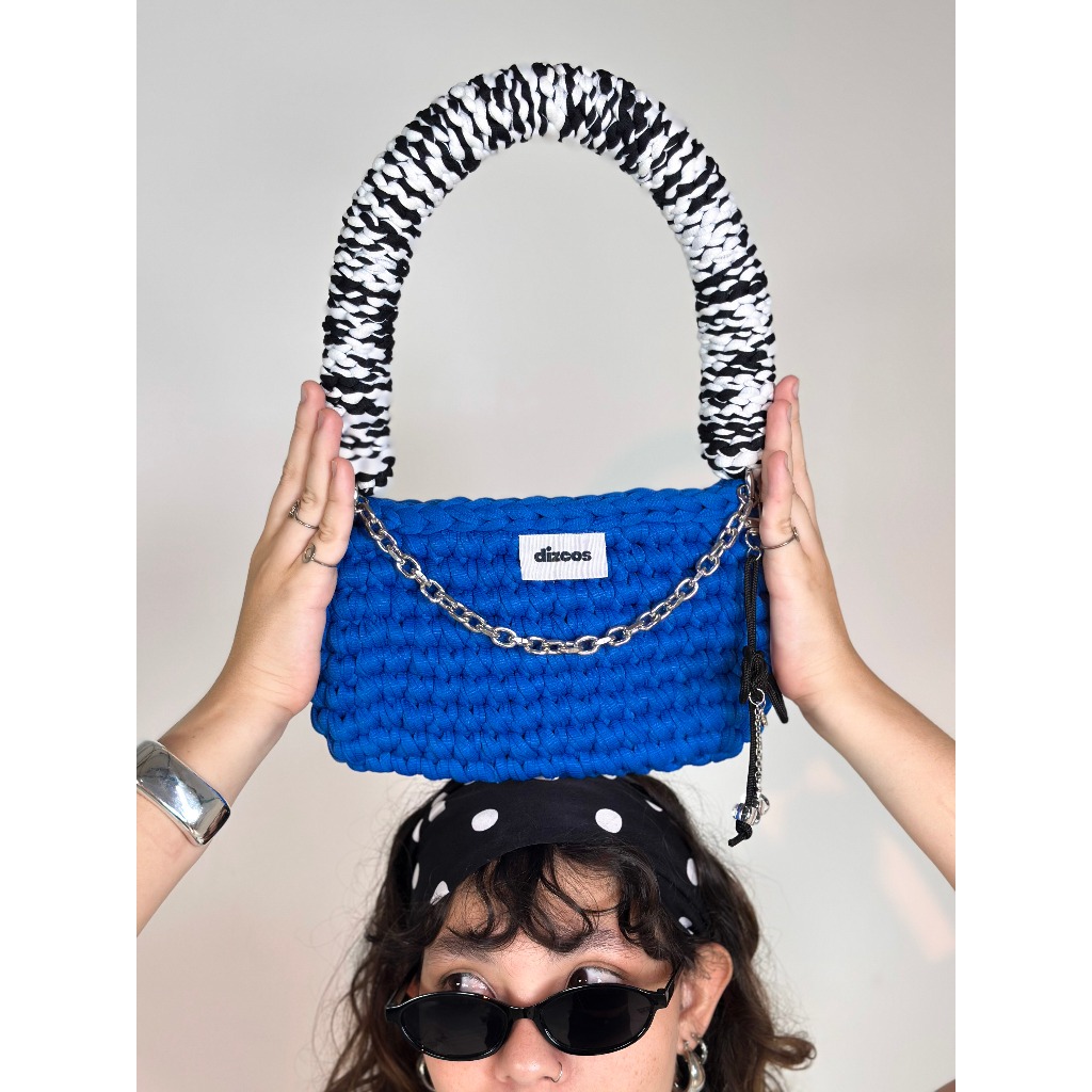 Bolsa de Ombro Baguete Verão Trend Artesanato Croche