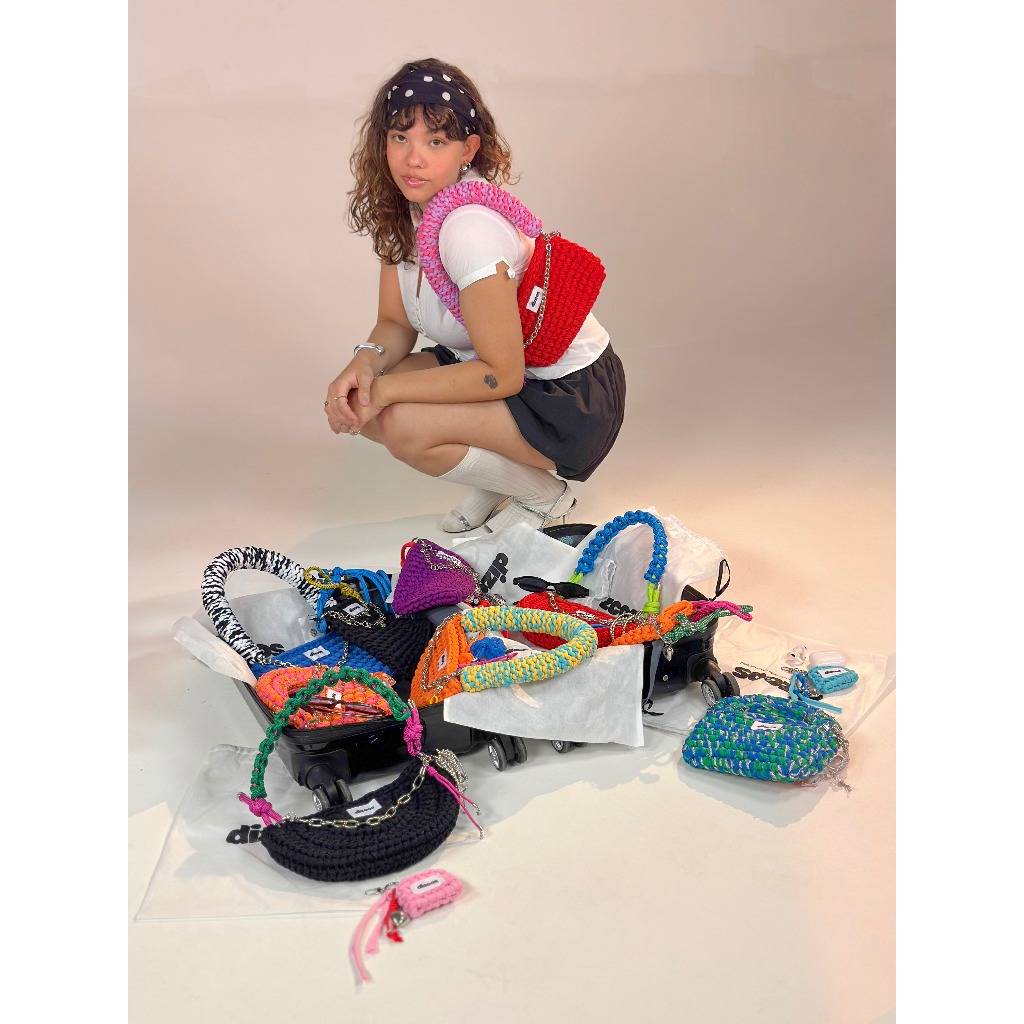 Bolsa Baguete Cyndi Verão Trend Moda Crochê