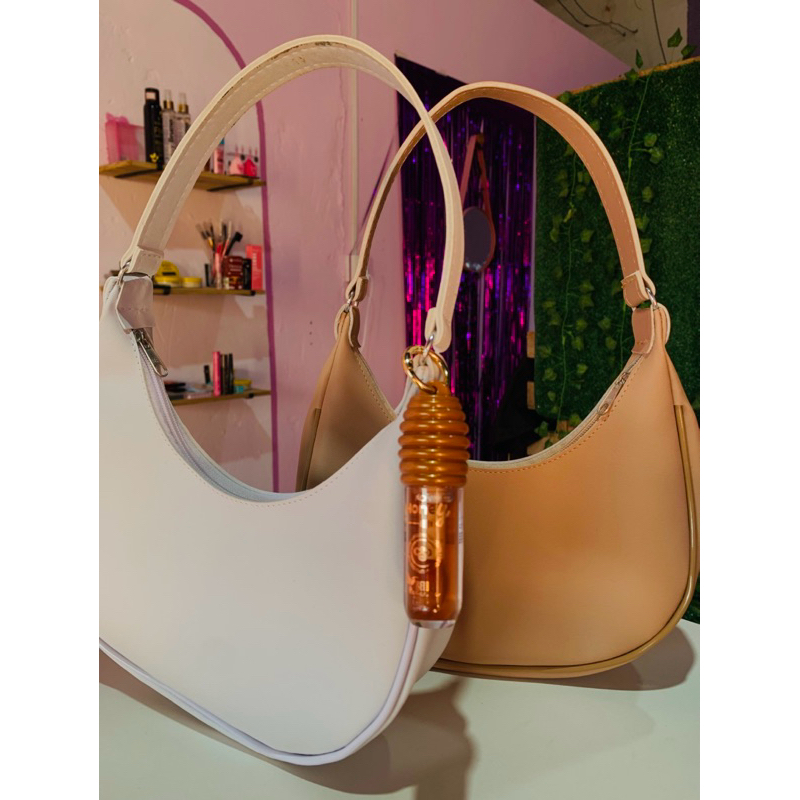 Bolsa Meia Lua Feminina Estilosa Trend Moda 2026 Crossbody Casual