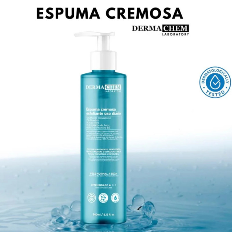 limpeza facial e  esfoliante dermachem
