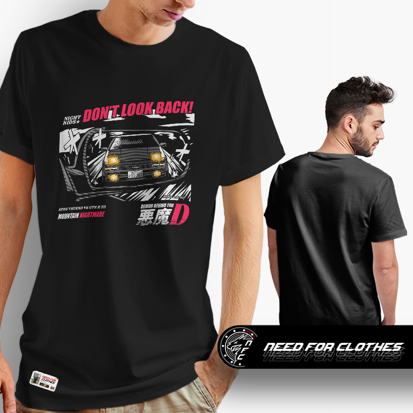 Camiseta AE86 Trueno vs Skyline R32, Initial D, Drift, JDM, Night Kids