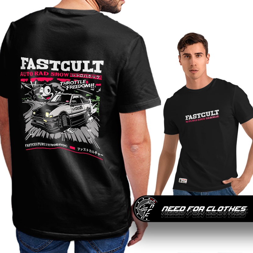 Camiseta Toyota Corolla AE86 Trueno JDM Drift Touge Initial D Fast Culture
