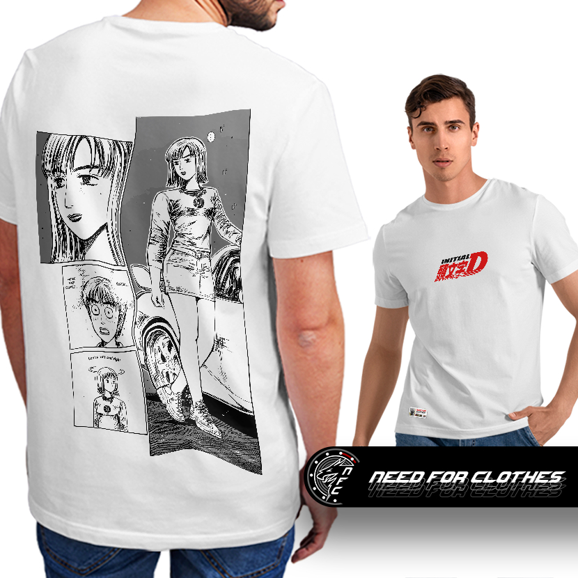 Camiseta Initial D, Drift, Street Racing, Takumi Fujiwara, AE86, Anime, Automobilismo, Algodão