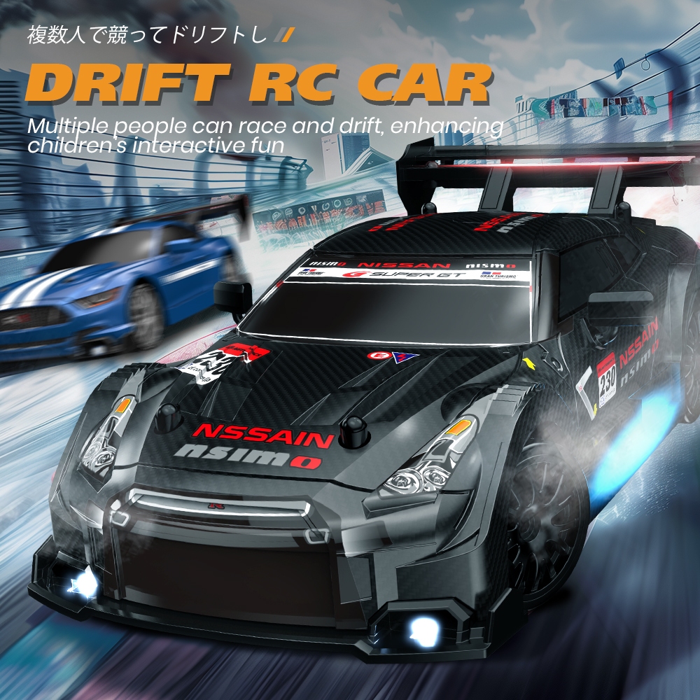 Escala 1/24 4WD RC Drift Car Racing 2.4G AE86 Controle Remoto Modelo De Veículo Esportivo De Alta Velocidade Réplica De