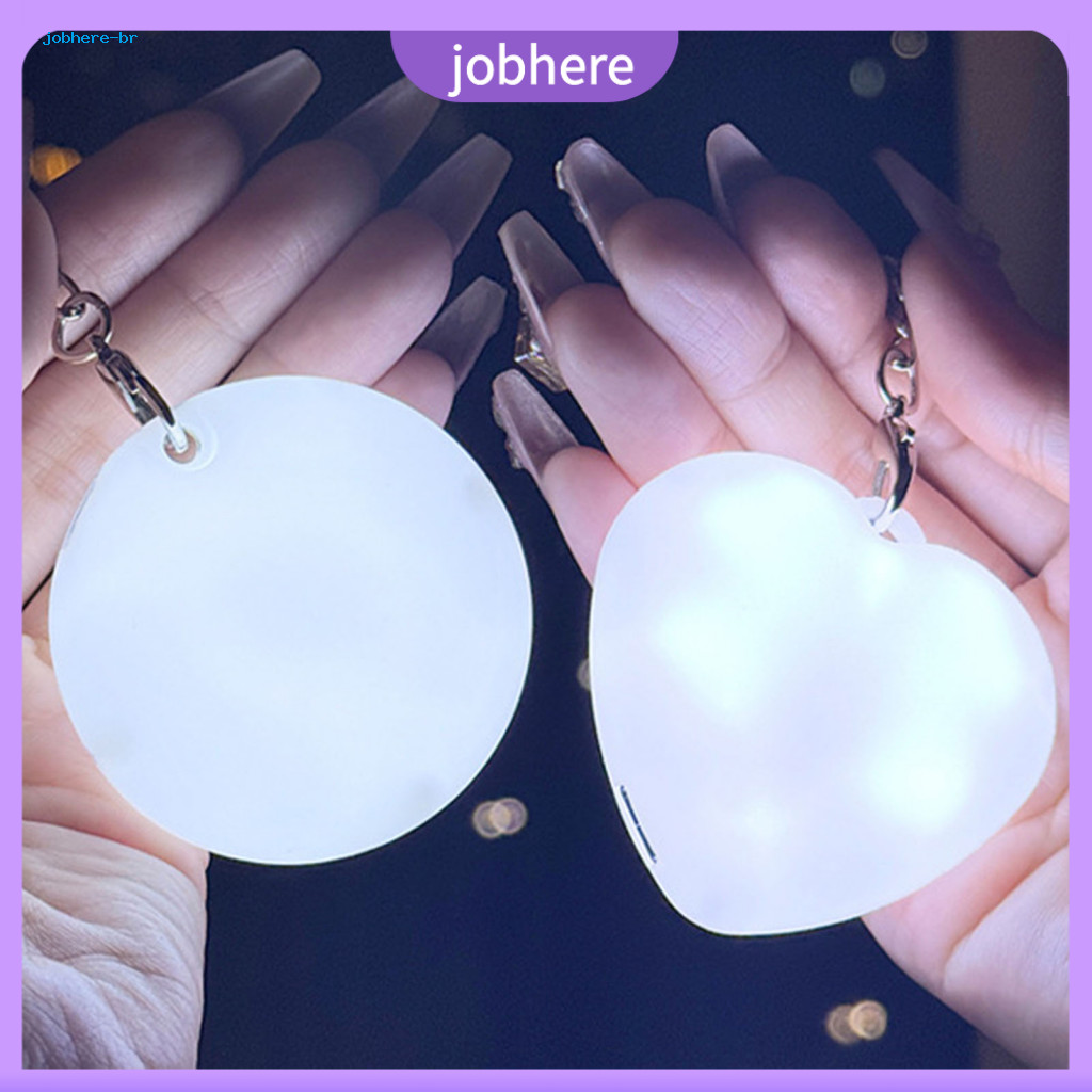 Portable Handbag Light Ultra-thin Keychain Lamp Rechargeable Led with Cat Paw Cloud Heart Design Touch Sensor Purse Pend