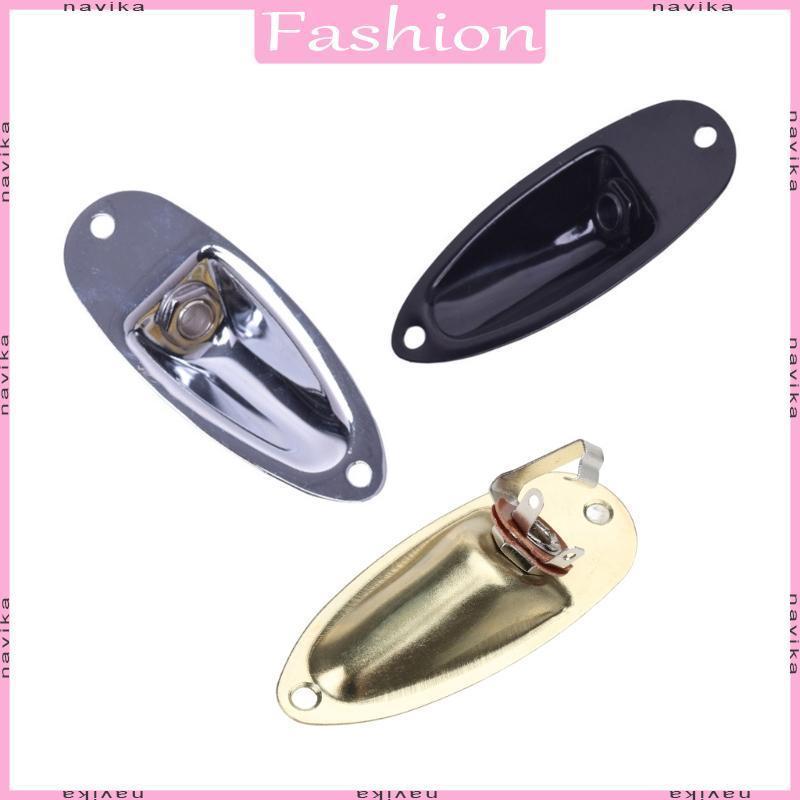 NA Boat Style Guitar Jack Tomada Entrada Saída Captador Chrome Plug Socket