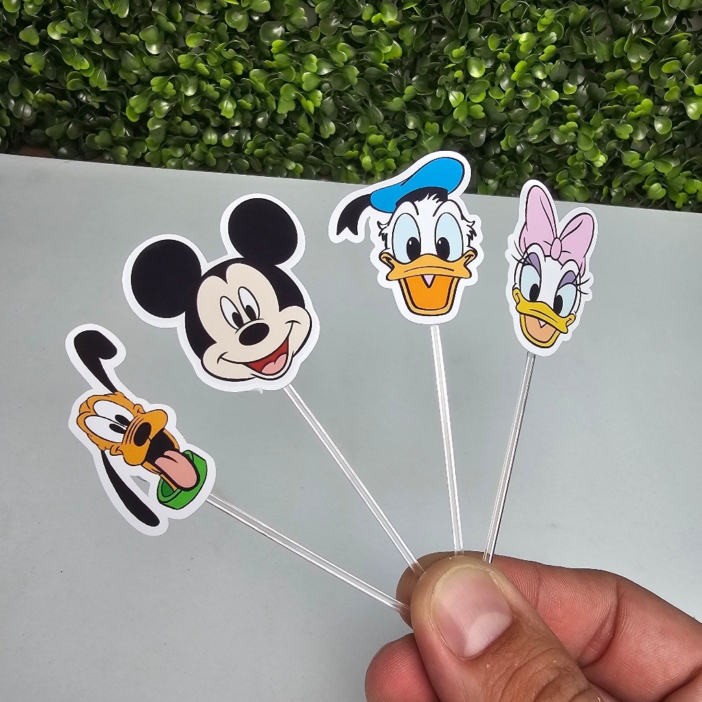Topper Tag para Docinhos TURMA DO MICKEY - Personalizados - Festa infantil - Aniversário