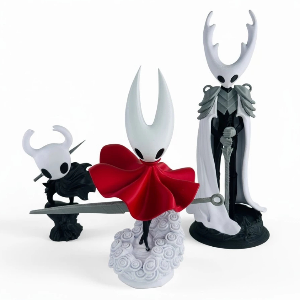 Hollow Knight Hornet - Pure Vessel - Knight Action Figure para colecionadores - Impressão 3D