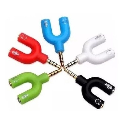 Adaptador Splitter Headset Fone Microfone P2 X P3 Áudio