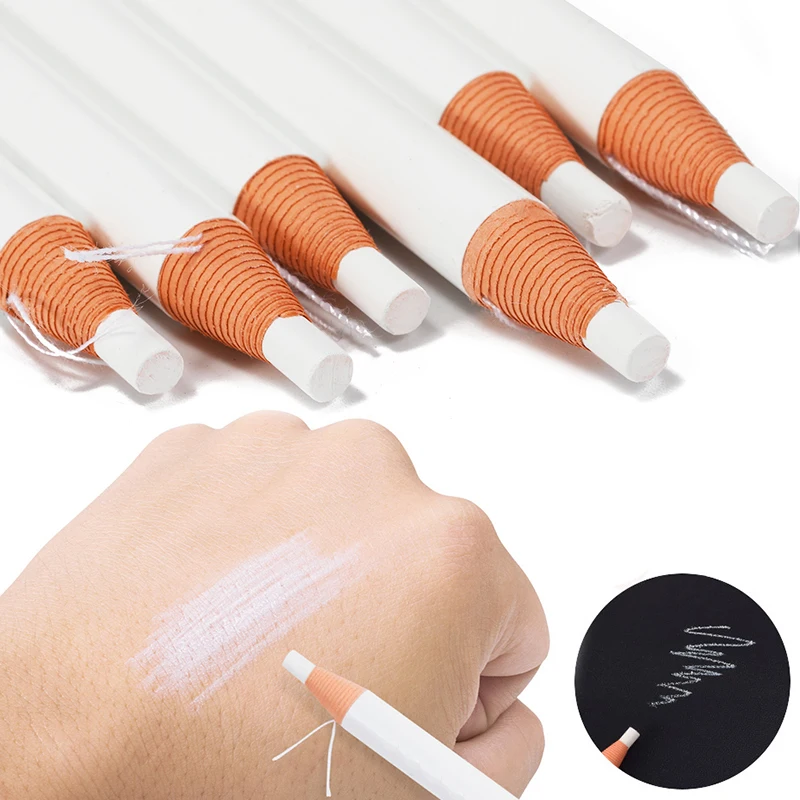 1PCS White Eyebrow Pencil Waterproof Tattoo Pen for Microblading Lip Design Permanent Makeup Marker Liner Eye Positioning Tool