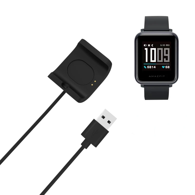 USB Charging Cable Base Cord for Huami Amazfit Bip S/Lite A1805 A1916 Sport Smart Watch Dock Station Charger Adapter
