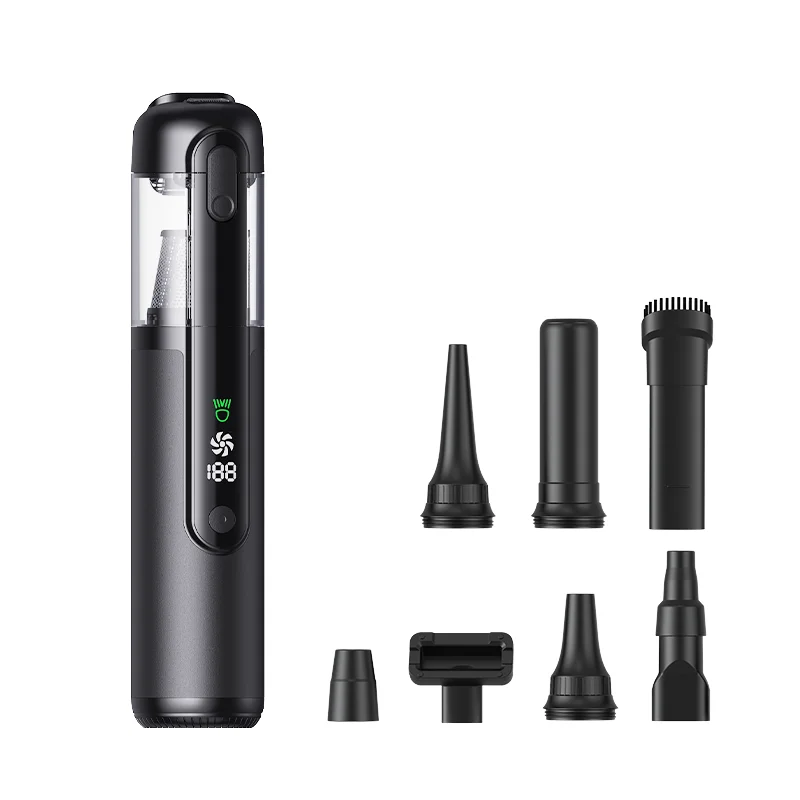 Small Handheld Strong Suction Air Duster Suction Blowing Mini Portable Wireless Car Vacuum Cleaner For Home Desktop Cleaning