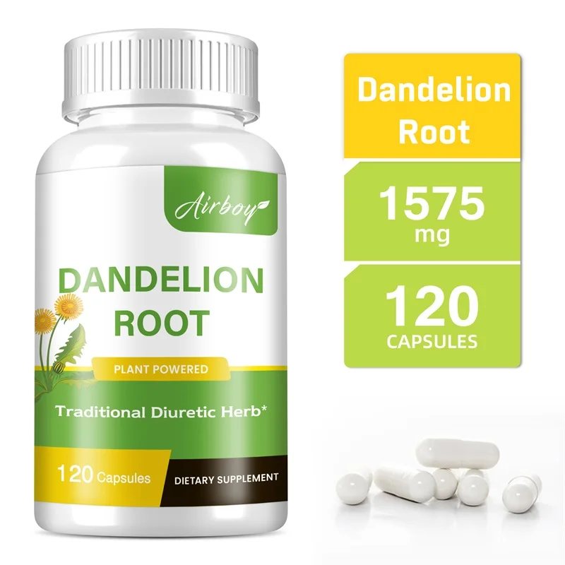 Dandelion Root Capsules - Prostate Health Support, Liver Protection, Relieving Frequent Urination, Improving Immunity