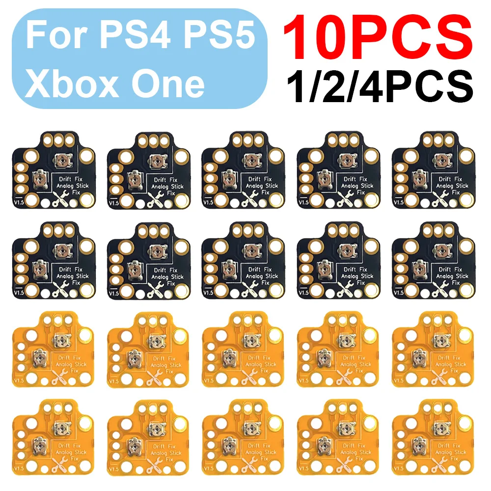 1-10PCS Universal Gamepad Joystick Drift Repair Board Controller Analog Thumb Stick Drift Fix Mod for PS4 PS5 Xbox One Board