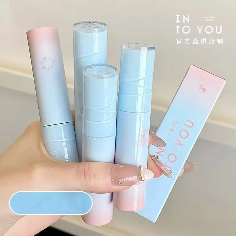 INTO YOU Water Mist Lip Glaze Make up Lip Gloss miltcolor Matte Velvet Lipstick Waterproof Red Lip Tint Beauty Cosmetics