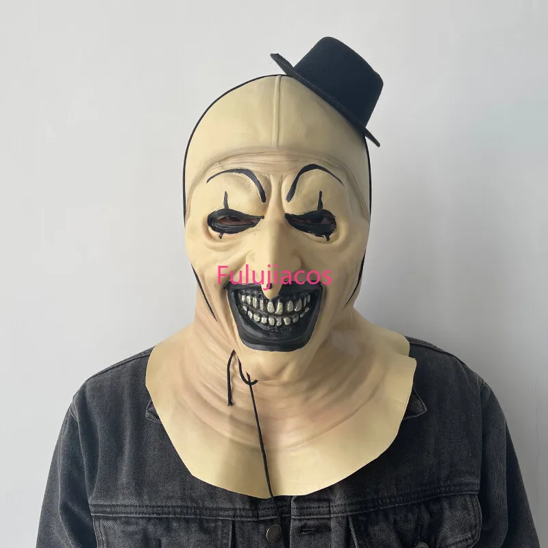 Fulujiacos Art The Clown Mask Cosplay Costume Terror Clown Masks Full Face Mask