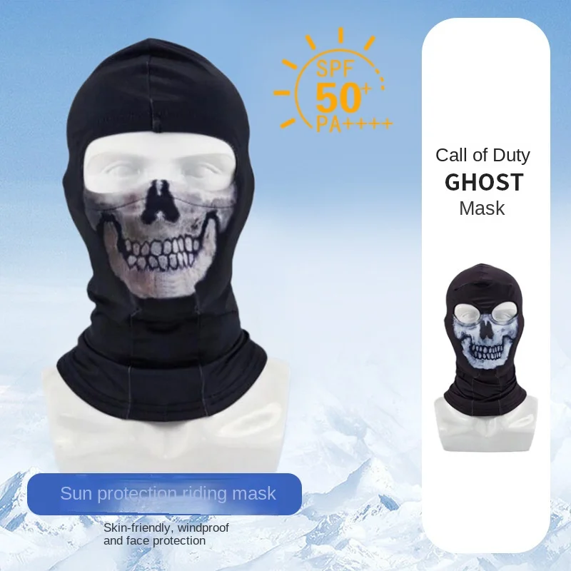 Clown Face Dustproof UV Protection QuickDry Neck Gaiter Balaclava Bandana for Men Women Cycling Hiking Art Print Undercap