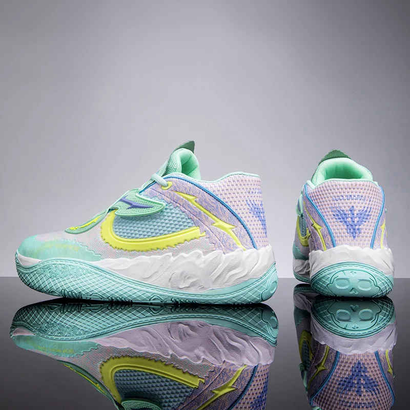 Men's Athletic Basketball Sneakers Breathable Cushioning Non-Slip Wearable Gym Training Running Shoes for Men And Women
