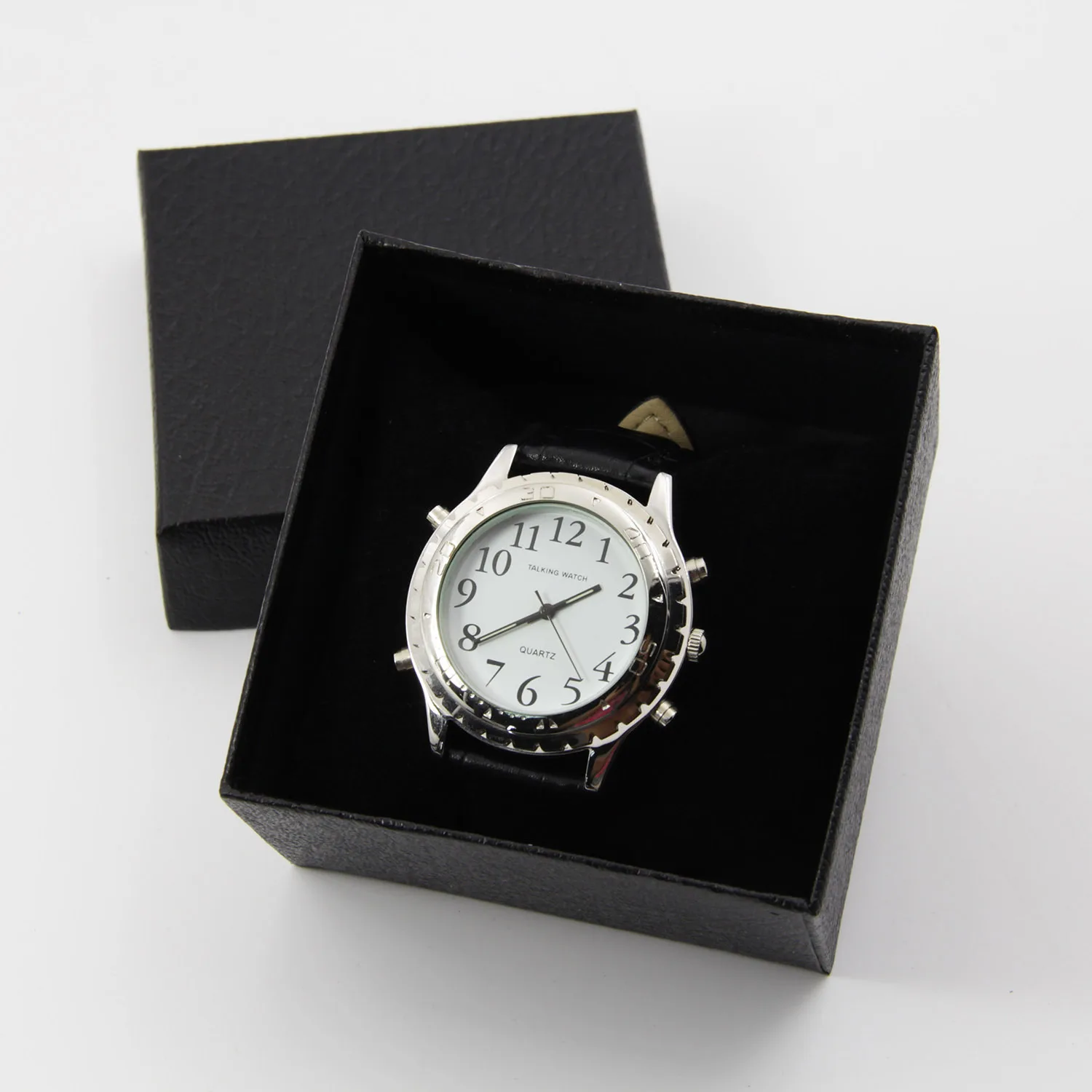 Quartz Watch with English Report Time Function Voice Assistant for Old People with Visual Impairment and Elderly Parents