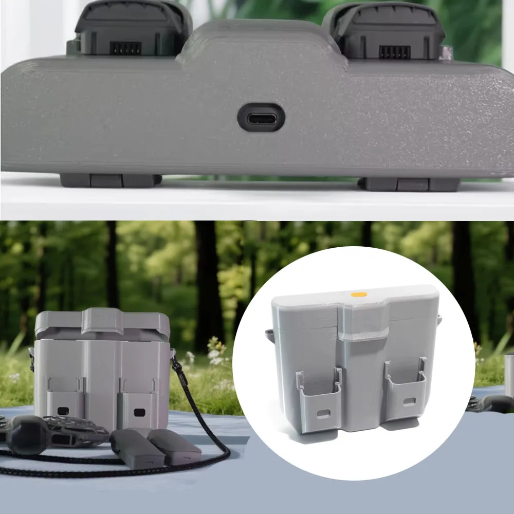 Portable Hard Mini Case For DJI Neo 2 Storage Box Anti-pressure Can Store 2 Batteries Drone Protection Organizer Accessories
