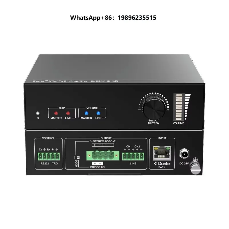 2 Channel Mini Portable Professional Metal Subwoofer Speaker 24V Power 2x30W App Control 3-Year Warranty Audio Car Amplifiers