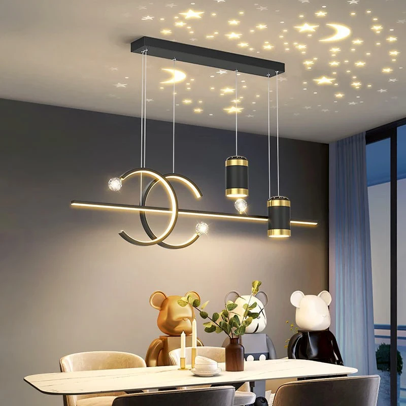 LED Nordic Restaurant Pendant Light, Modern Minimalist Dining Table, Bar, Coffee Shop, Bar Counter, Pendant Light, Home Lighting