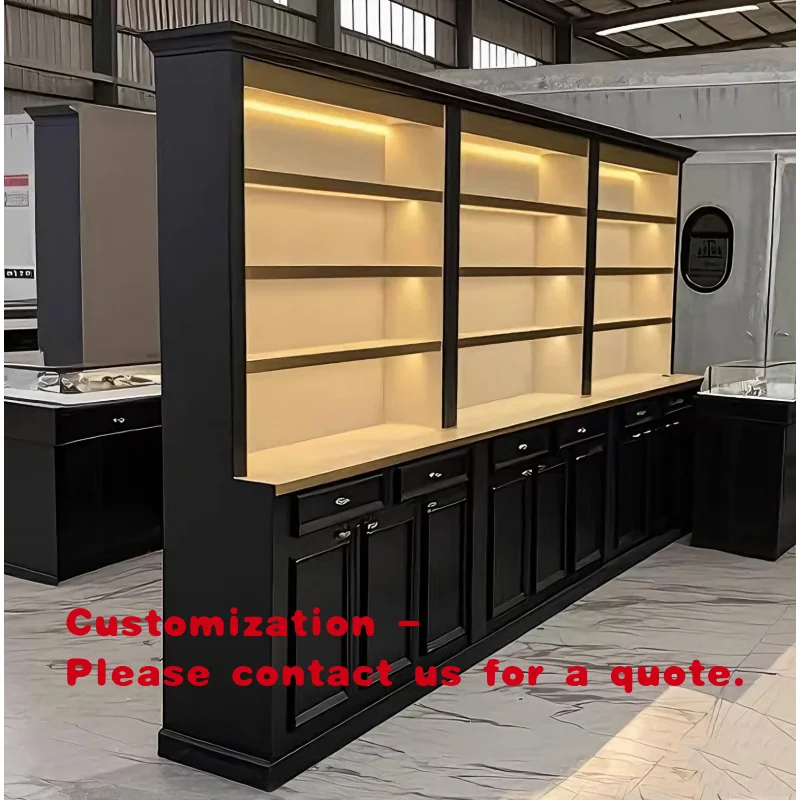 custom.Luxurious Makeup and Skincare Product Display Cabinet, Perfume Store Display Shelf, Beauty Salon Display Cabinet, Custom