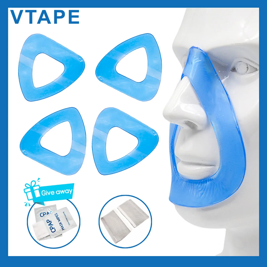 4Pack CPAP Nose Pads Nasal Gel Pads for Full Face/Nasal Mask – Home Ventilator Nose Pads Supplies Comfort Seal Skin Protection