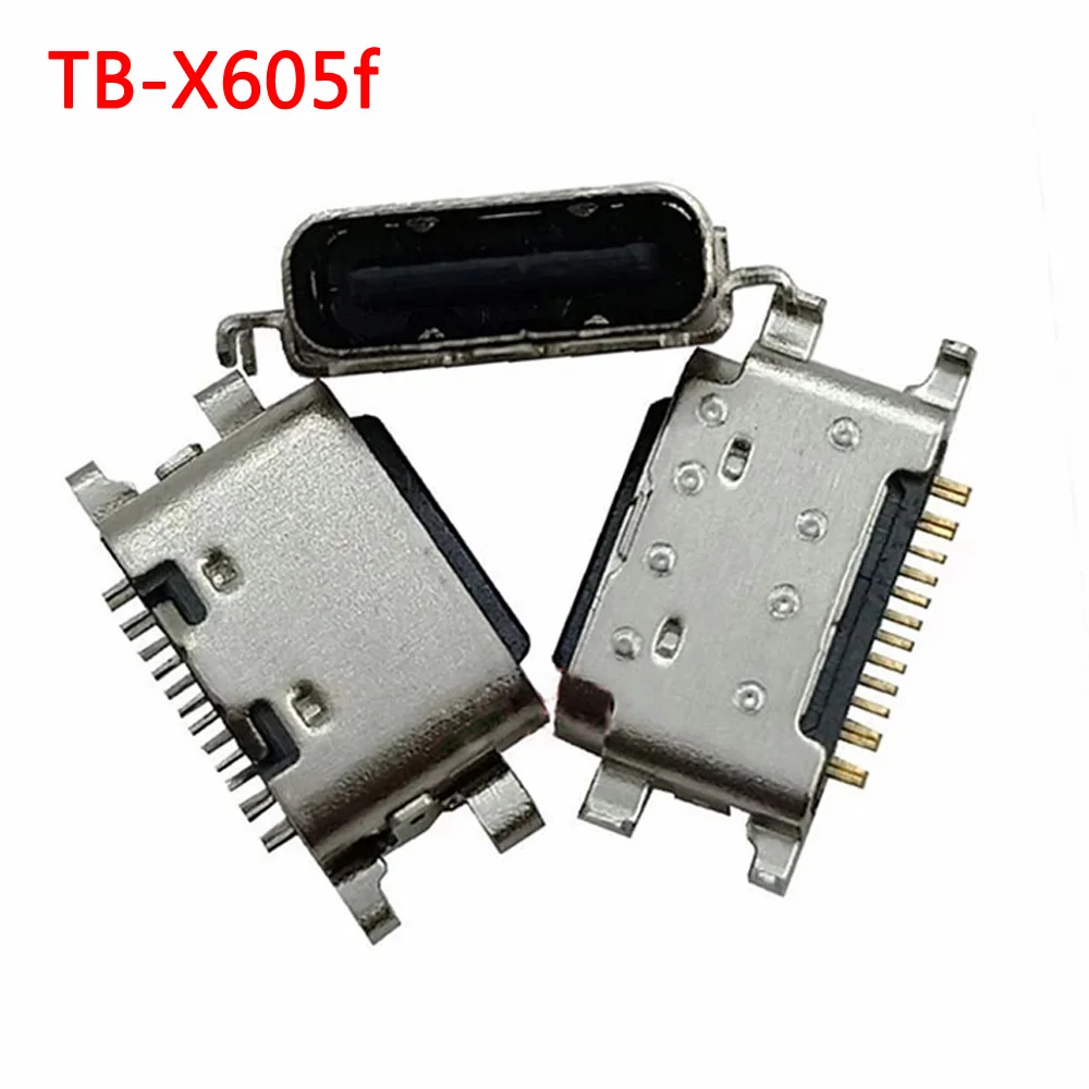 2-10pcs For Lenovo Tablet PC Tab M10 10.1 inch TB-X605F N M X605FC/LC Type-c USB Jack Socket Charging Port Connector Base Plug