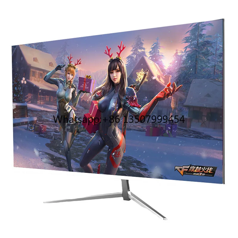 Factory Supply OEM 32inch 2K 165Hz White Frameless VA Widescreen 1500R Curved Gaming Monitor